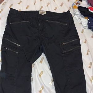 Plus Size Black Cargo Style Pants (Size 20)